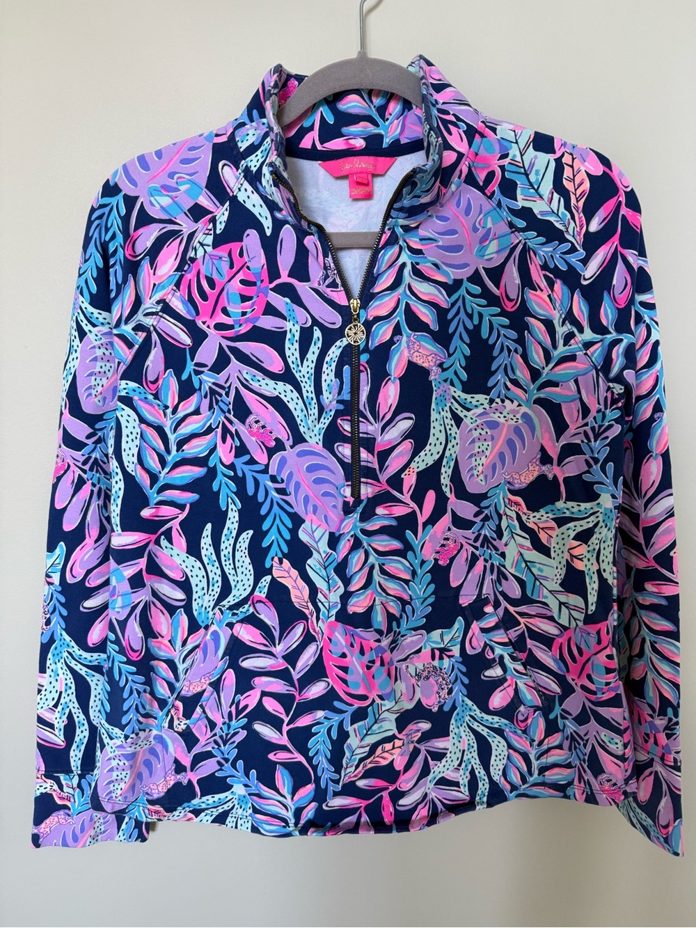 Lilly Pulitzer Skipper Popover in “You’ve Been Spotted” Print